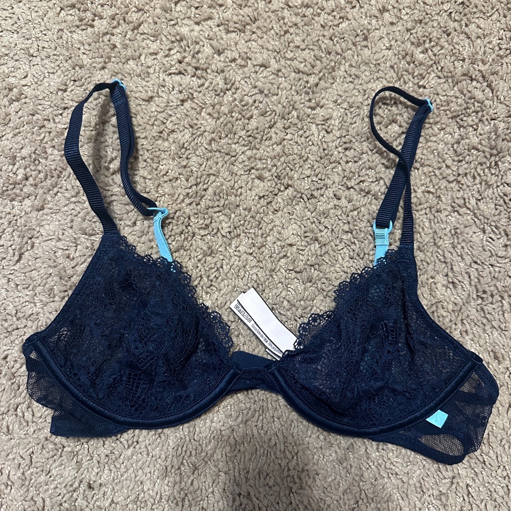Victoria's Secret Midnight Blue Lace Bra